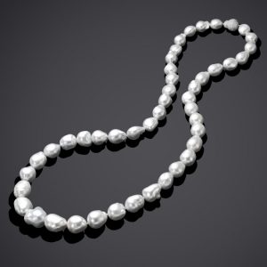 Classic South Sea Baroque Pearl Opera Length Necklace